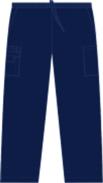 Mobb Tall Drawstring/Elastic Medical Scrub Pants Darker Blue