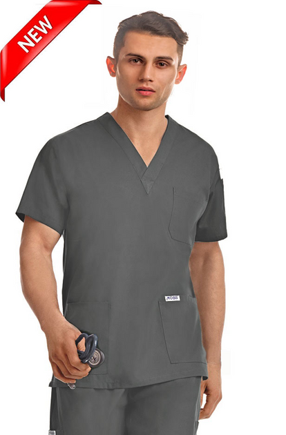 Mobb Mentality The Andy Unisex medical scrub top