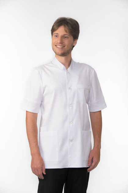 Carolyn Design Must Have medical Uniform scrub top, White front