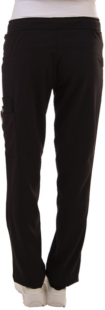 Excel 4-Way Stretch Fitted Medical Scrub Pant - Black by Head o Toe Uniforms