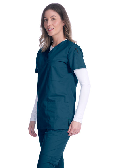 V neck medical scrub tops
