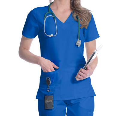 Greentown medical Scrub top in royal blue Greentown medical Scrub top in royal blue