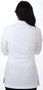 Excel - 4-Way Stretch  Medical Scrub Jacket- White Back