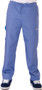 Excel unisex medical scrub pants in light blue by head to toe uniforms
