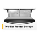 Whirlpool® 36-Inch Wide Counter-Depth French Door Bottom Mount Refrigerator - 20 cu. ft. WRFC2036RB