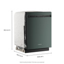 Kitchenaid® 360° Max Jets™ Third Rack Dishwasher with ProDry™ System, 44 dBA KDFS424SJP
