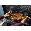 Whirlpool® 30-inch Gas Range with Air Cooking Technology WSGS5030SB
