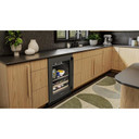 Kitchenaid® 24" Beverage Center with Glass Door and Wood-Front Racks KUBL524SBE