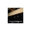 Kitchenaid® 24" Undercounter Wine Cellar with Full-Extension Wood-Front Racks KUWR524SBE