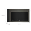 Kitchenaid® Multifunction Over-the-Range Microwave Oven with Flush Built-In Design YKMMF530PBE