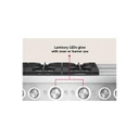 Kitchenaid® 48-Inch 6 Burner Commercial-Style Dual Fuel Range with Griddle KFDD948SWF