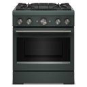 KitchenAid® 30-Inch 4 Burner Commercial-Style Dual Fuel Range with No Preheat Air Fry Mode KFDS930SJP