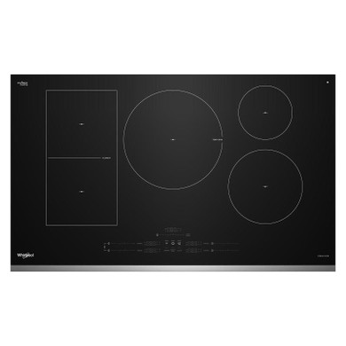 Whirlpool® 36" Intelligent Induction Cooktop with Temp Cook™ Technology and WipeClean™ Coating WCIT7536SS