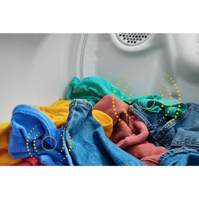 Whirlpool® 7.0 cu. ft. Electric Dryer with Adaptive Dry - Vented Top Load Matching YWED4105SW
