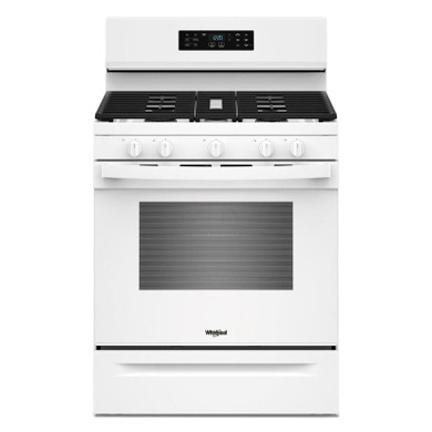 Whirlpool® 30-inch Gas Range with Air Cooking Technology and Steam Clean WFGS4530SW