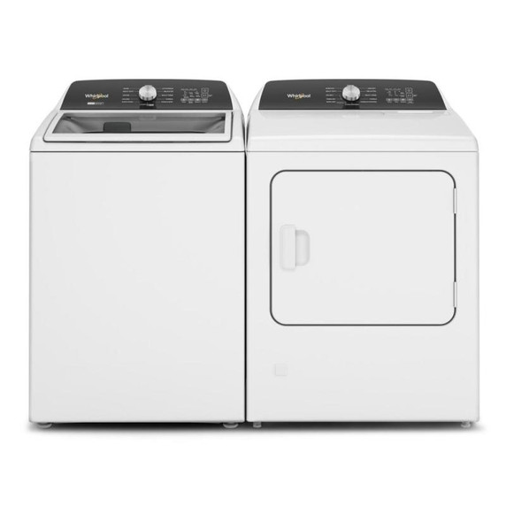 Whirlpool® 7.0 Cu. Ft. Top Load Gas Moisture Sensing Dryer with Steam WGD5050LW