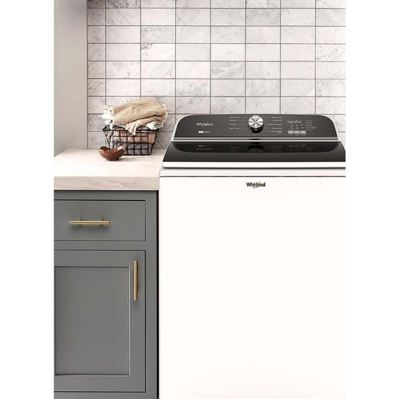 6.0-6.1 Cu. Ft. Whirlpool® Top Load Washer with Removable Agitator WTW6157PW