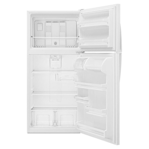 Whirlpool® 30" Wide Top-Freezer Refrigerator with Flexi-Slide™ Bin WRT318FZDW