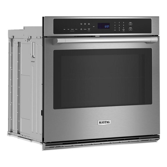 Maytag® 27-inch Single Wall Oven with Air Fry and Basket - 4.3 cu. ft. MOES6027LZ
