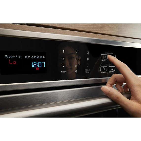 Maytag® 30-inch Double Wall Oven with Air Fry and Basket - 10 cu. ft. MOED6030LZ