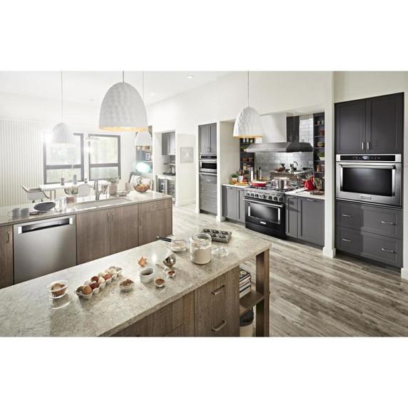 Kitchenaid® 36" 585 or 1170 CFM Motor Class Commercial-Style Wall-Mount Canopy Range Hood KVWC956KSS