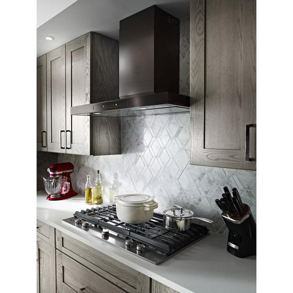 Kitchenaid® 36" 5-Burner Gas Cooktop with Griddle KCGS956ESS