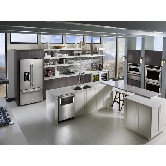 Kitchenaid® 36" 5-Burner Gas Cooktop with Griddle KCGS956ESS