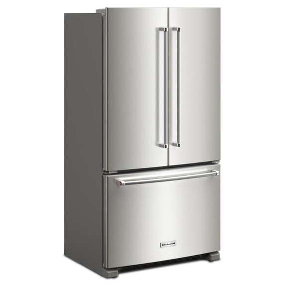 Kitchenaid® 20 cu. ft. 36-Inch Width Counter-Depth French Door Refrigerator with Interior Dispense KRFC136RPS