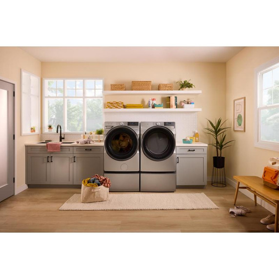 Whirlpool® 7.4 cu. ft. Smart Front Load ENERGY STAR® Certified Gas Dryer with Wrinkle Shield™ Option WGD5720RW