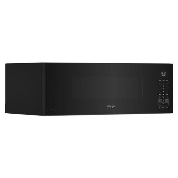 Whirlpool® 1.1 cu. ft. Smart Low Profile Microwave Hood Combination with 450 CRM 4-Speed Venting YWMML5530RB