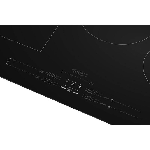 Kitchenaid® 36" Temp Cook™ Induction Cooktop with 5 Cooking Zones KCIT736SBL