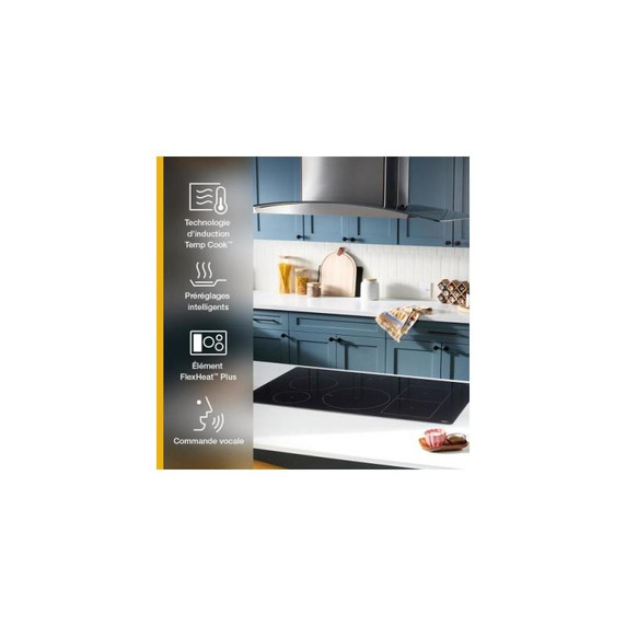Whirlpool® 36" Intelligent Induction Cooktop with Temp Cook™ Technology and WipeClean™ Coating WCIT7536SS