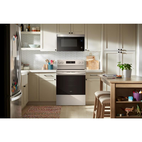 Whirlpool® 30-inch Electric Range with Air Cooking Technology YWFES5730SZ
