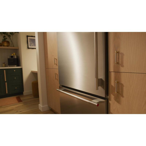 Kitchenaid® 20.8 Cu. Ft. 36" Built-In Bottom Mount Refrigerator with Platinum Interior KBBL336SPS