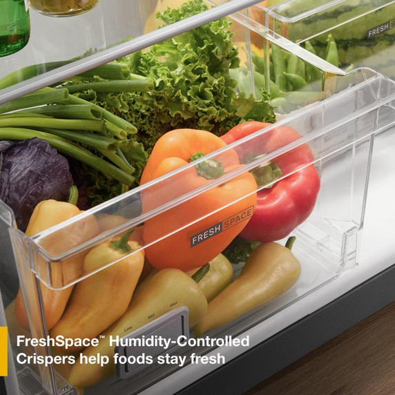 Whirlpool® 29.5-inch Wide Top Freezer Refrigerator with Total Coverage Cooling - 19 Cu. Ft. WRTX5419SW