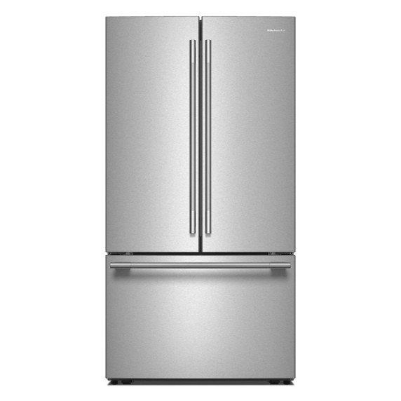 Kitchenaid® 31 cu. ft. French Door Refrigerator with Interior Water and Ice KRFF336SPS