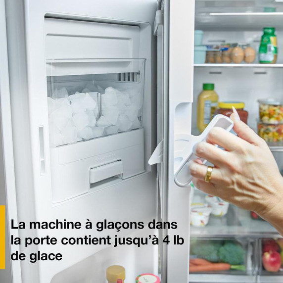 Whirlpool® 29 Cu. Ft. Family-Sized Capacity French door refrigerator with Flexible Temperature Drawer WRMF3636SZ