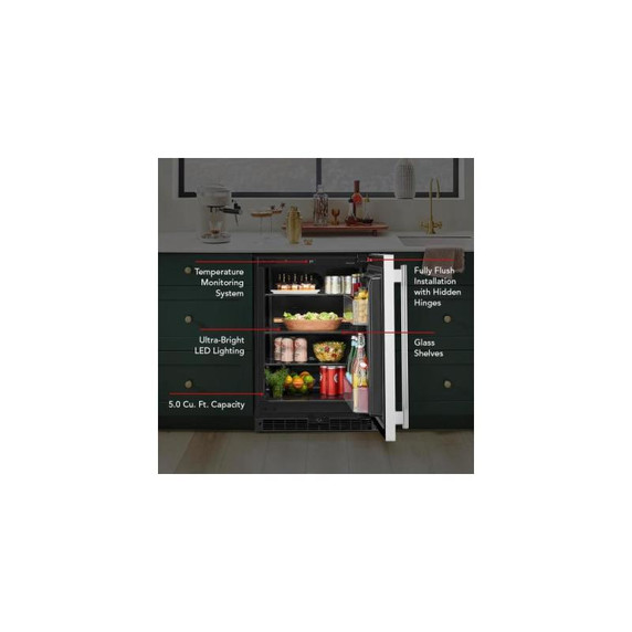 Kitchenaid® 24" Panel-Ready Undercounter Refrigerator KURR124SPA