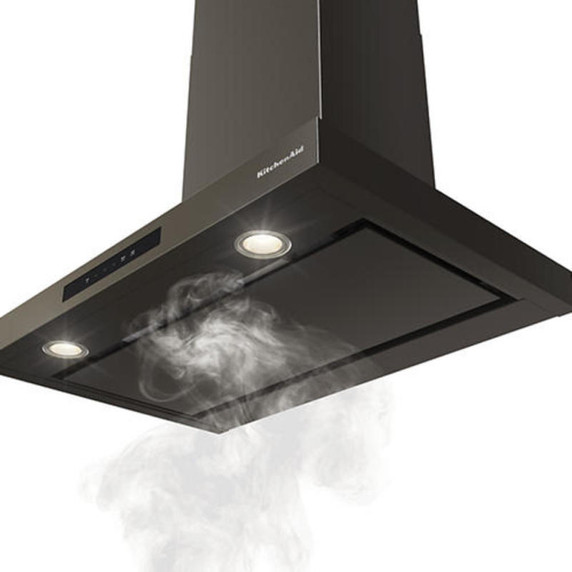 KitchenAid® 30-inch Wall-Mount, 4-Speed Canopy Hood KVWC730SBE