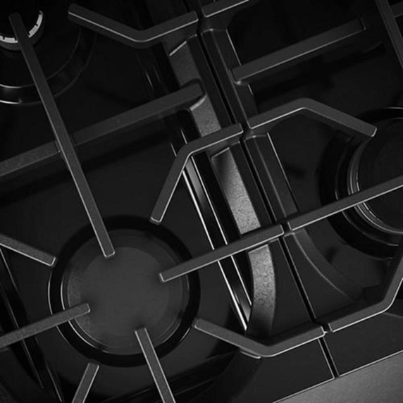 KitchenAid® 36-Inch 6 Burner Commercial-Style Gas Range with No Preheat Air Fry Mode KFGS936SSS
