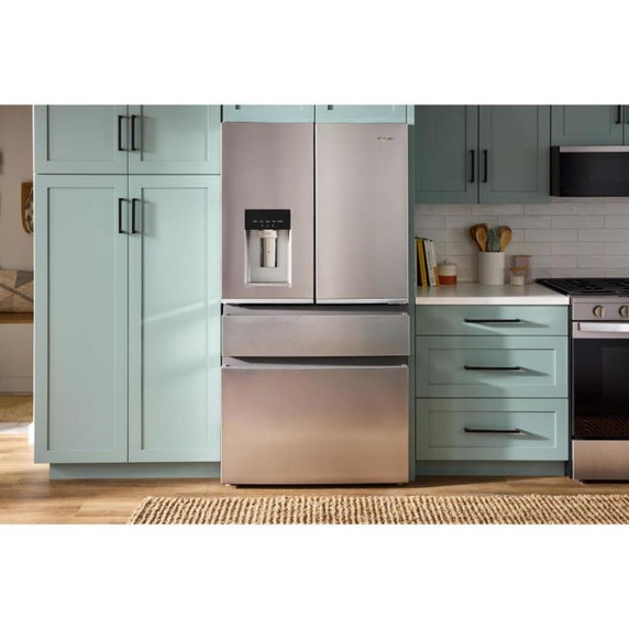 Whirlpool® 36-inch Wide True Counter Depth 4-Door French Door Refrigerator - 22 cu. ft. WRMC5036RV