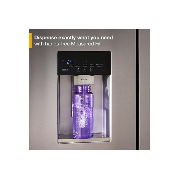Whirlpool® 36-inch Wide True Counter Depth 4-Door French Door Refrigerator - 22 cu. ft. WRMC7036RZ