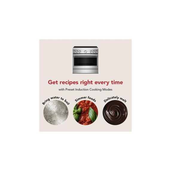 KitchenAid® 36-Inch 6-Element Induction Freestanding Commercial-Style Range with Air Fry KFIS936SSS