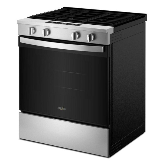 Whirlpool® 30-inch Gas Smart Range with No Preheat Mode and Steam Clean WSGS3330TS