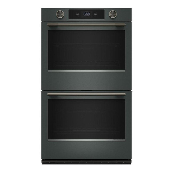 Kitchenaid® 30-inch Smart Electric Double Wall Oven with Intelligent Cooking Camera - Juniper KOED930SJP