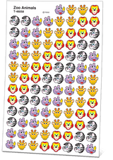 Pre-reading "Adorable Animal" Stickers 1280x1811