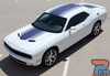 SHAKER Dodge Challenger Shaker Style Hood Roof and Trunk Strobes Vinyl Graphics Rally Striping Kit