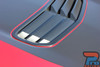 Matte Black Hood Stripe for Chevy Camaro - Shock Stinger Decals with Factory OEM Fit and Air Release Vinyl