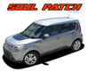 SOUL PATCH Factory Style Hood Blackout and Side Accent Vinyl Graphics Decal Stripe Kit