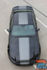 VENOM 2013-2014 Ford Mustang Super Snake Center Hood Wide Racing Stripes Rally Decals Vinyl Graphics Kit